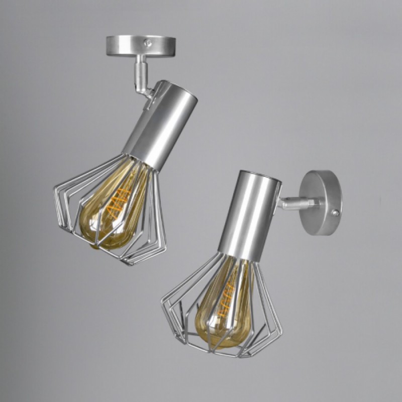 Світильник лофт MSK Electric Diadem настінно-стельовий NL 22151-1 CR хром