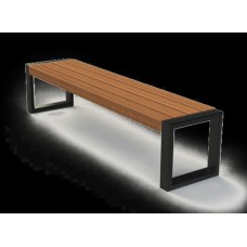 Лава паркова стилі Loft Чорний NS-1599 480x1400x450 мм