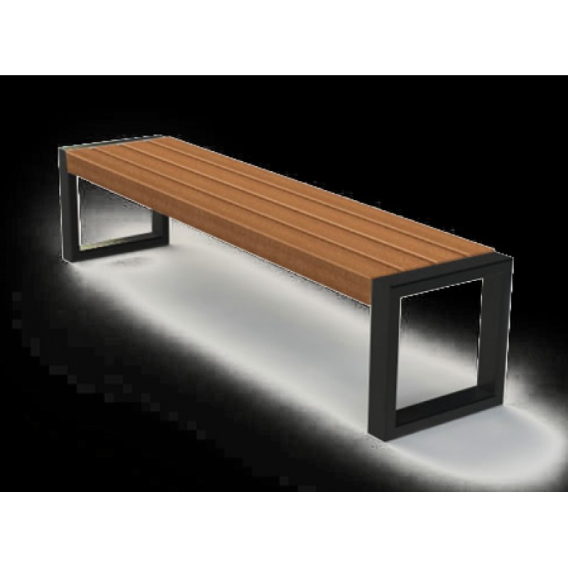 Лава паркова стилі Loft Чорний NS-1599 480x1400x450 мм