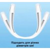 Портативний вентилятор на шию No Brand Neck Cooler з акумулятором 4000 mAh Білий (2104618524)