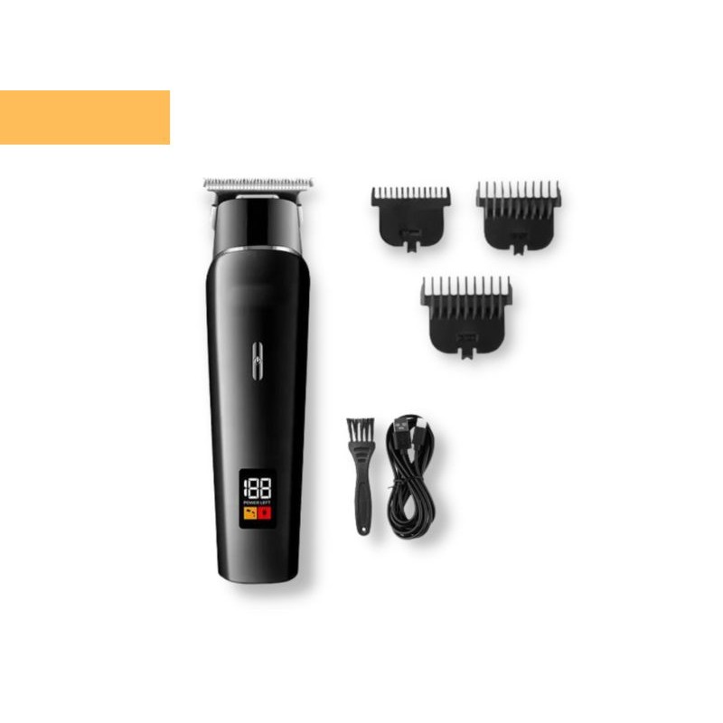 Акумуляторна машинка для стрижки волосся з насадками  XPro GM-1113 чорний (40958-KM-1113)