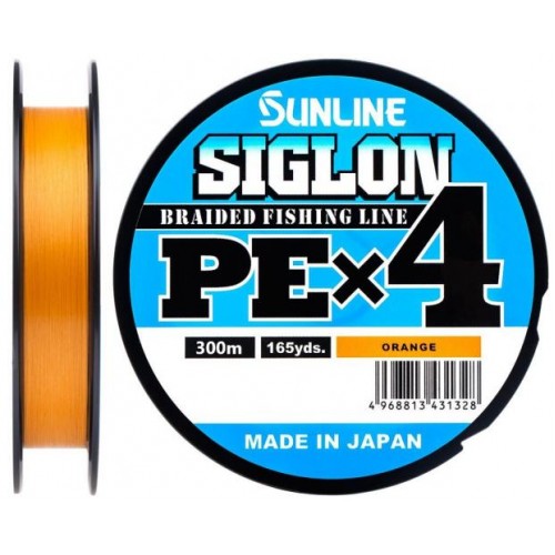 Шнур Sunline Siglon PE н4 300m #2.5/0.270mm 40lb/18.5kg Помаранчевий (1013-1658.09.58) Шнур Sunline Siglon PE н4 300m #2.5/0.270mm 40lb/18.5kg Помаранчевий (1013-1658.09.58)