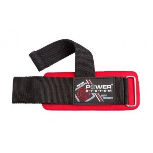 Ремені для підтягування Power System Power Pin PS-3350 Black/Red Ремені для підтягування Power System Power Pin PS-3350 Black/Red