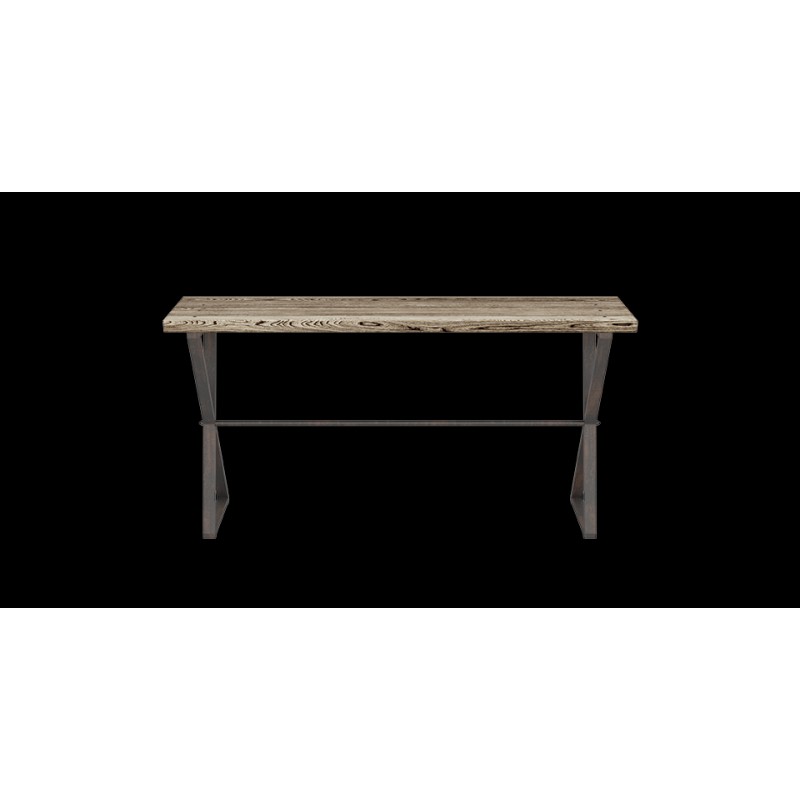 Консоль для дому в стилі Loft NS-338 770x900x250 мм Черный