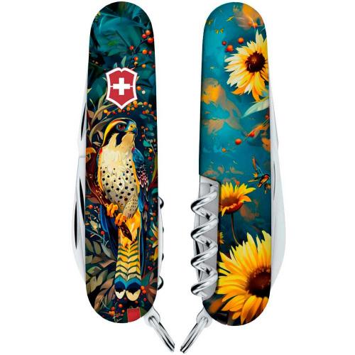 Складаний ніж Victorinox Camper Ukraine 91 мм 14 функцій Величний Сокіл (1.3613.3_T3180pw) Складаний ніж Victorinox Camper Ukraine 91 мм 14 функцій Величний Сокіл (1.3613.3_T3180pw)