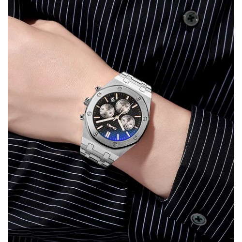 Годинник наручний Skmei 9296 Silver 9296SIBK (17175-hbr) Годинник наручний Skmei 9296 Silver 9296SIBK (17175-hbr)