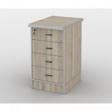 Тумба офісна Тиса Мебель ТМ-121 2 Сонома 76x60x40 см