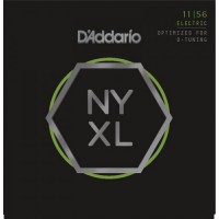 Струни для електрогітари D'Addario NYXL1156 Medium Top / Extra Heavy Bottom 11/56 Струни для електрогітари D'Addario NYXL1156 Medium Top / Extra Heavy Bottom 11/56