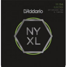 Струни для електрогітари D'Addario NYXL1156 Medium Top / Extra Heavy Bottom 11/56