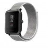 Ремінець BeWatch для Xiaomi Amazfit BIP| Lite | GTS | GTR 42mm нейлоновий 20мм липучка Білий (1011311)