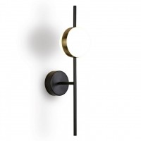 Бра Mantra Cuba 18x14x50 см Чорно-золотистий (Man7163)