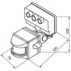 Датчик руху Feron LX02/SEN15 White (004658)