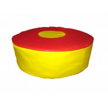 М'яка пуфика Tia-Sport Фігурка червоно-жовта (sm-0180)