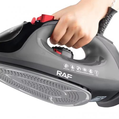 Праска парова RAF R.1245G з керамічною підошвою 1800W Grey
