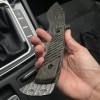 Ніж туристичний Gorillas BBQ Рембо сталь 50х14мф KN91 Чорний (5178)