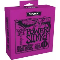 Струни для електрогітари 3 Sets Ernie Ball 3220 Power Slinky Nickel Wound 11/48 Струни для електрогітари 3 Sets Ernie Ball 3220 Power Slinky Nickel Wound 11/48