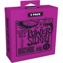 Струни для електрогітари 3 Sets Ernie Ball 3220 Power Slinky Nickel Wound 11/48