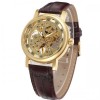 Наручний годинник жіночий Winner Gold Brown Золотий (844)
