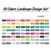 Маркери для скетчінга TOUCHFIVE 80 кольорів. Ландшафтний дизайн в інтернет супермаркеті PbayMarket!