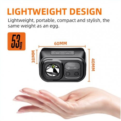 Ліхтар налобний акумуляторний SuperFire HL23-S 350 Lumen IP44 Black