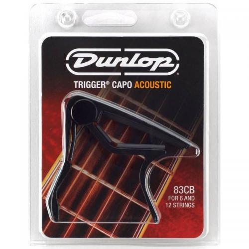 Каподастр Dunlop 83CB Acoustic Trigger Capo Black