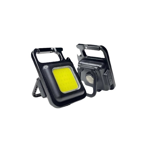 Ліхтарик - брелок акумуляторний з карабіном та магнітом Keychain Light 15155 Mini COB Чорний Ліхтарик - брелок акумуляторний з карабіном та магнітом Keychain Light 15155 Mini COB Чорний