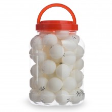 Набір м'ячів для настільного тенісу 60 штук у пластиковій банці WEINIXUN W92 (d-40мм, білий) (PT0594)