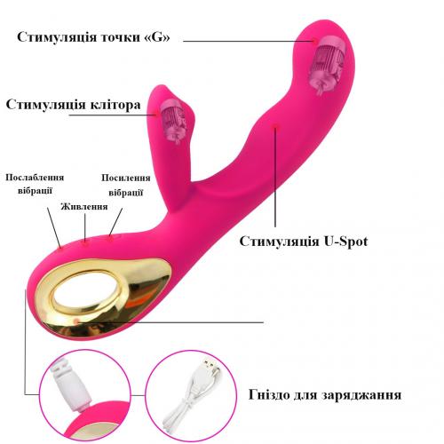 Вібростимулятор клітора та точки G We Love червоний в інтернет супермаркеті PbayMarket!