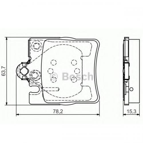 Колодки гальмові Bosch дискові задні MB/SKODA C/CLC/CLK/E/SLK(R171)/Fabia R PR2 0986495081 в інтернет супермаркеті PbayMarket!