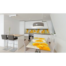 Наклейка вінілова на стіл Zatarga «Жовті Тюльпани» 650х1200 мм Z180861/1st