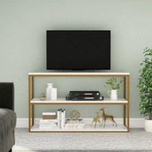 Тумба підставка для TV у стилі Loft NS-2108 830x1100x340 мм Золотой