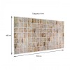Декоративна ПВХ панель Sticker Wall 960x480x4 мм Бежевий (D) SW-00002481