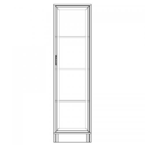 Шафа-Пенал Тиса Мебель ШС-418 Дуб сонома 166x35x45 см Шафа-Пенал Тиса Мебель ШС-418 Дуб сонома 166x35x45 см