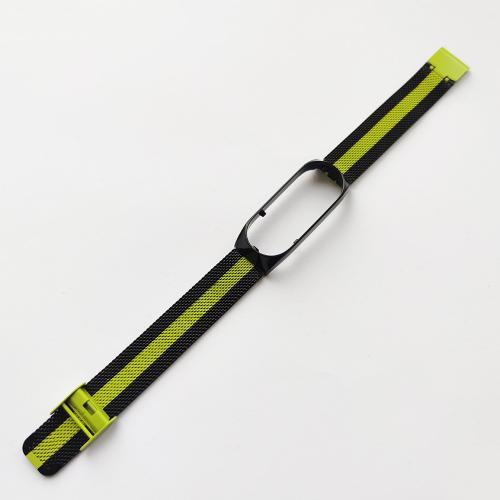 Ремінець Milanese Loop Strap для Xiaomi Mi Band 5/6 Black Green Ремінець Milanese Loop Strap для Xiaomi Mi Band 5/6 Black Green