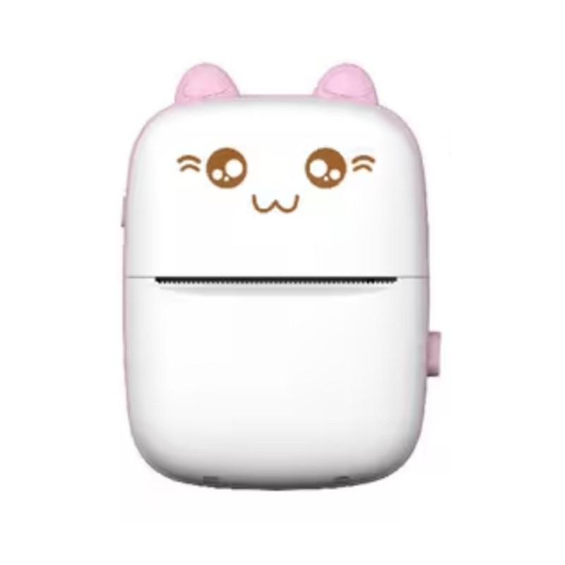 Термопринтер дитячий портативний з термодруком Jetix Portable Mini Printer MX06 Рожевий