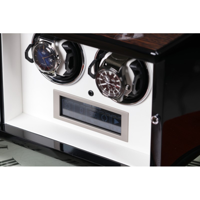 Скринька Salvadore для підзаводу 2 годинників SLX/3202-BRW 2x2 Коричневий