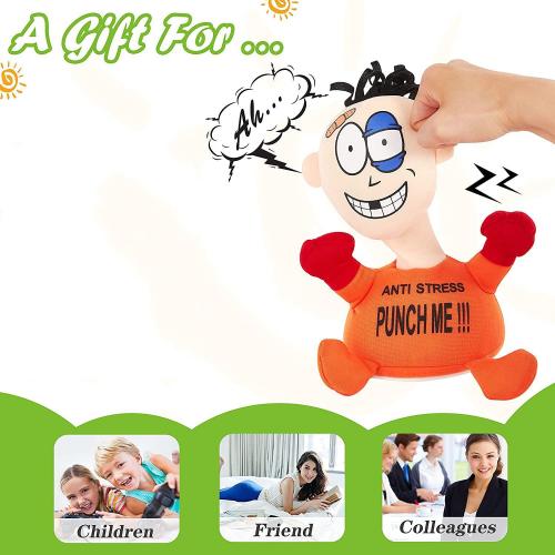 М'яка іграшка-антистрес Stress Max PUNCH ME 02 Вдар мене 27.5 х 19 см VD 4140 М'яка іграшка-антистрес Stress Max PUNCH ME 02 Вдар мене 27.5 х 19 см VD 4140