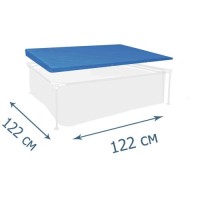 Захисний тент - чохол InPool 33005, ▭ 122 х 122 см для каркасного басейну