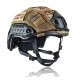Тактична каска FAST NIJ IIIA та кавер M Мультикам