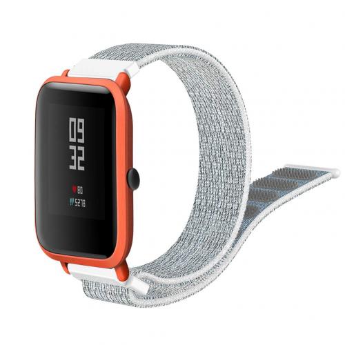 Ремінець BeWatch нейлоновий липучка 20 мм для Xiaomi Amazfit Bip Білий (1011311) Ремінець BeWatch нейлоновий липучка 20 мм для Xiaomi Amazfit Bip Білий (1011311)