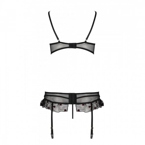 Сексуальний комплект з поясом для панчіх LOVELIA SET black S/M - Passion в інтернет супермаркеті PbayMarket!