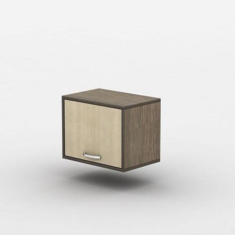 Полиця навісна Тиса Мебель ПН-1 Венге Дуб молочний 300x300x450 мм