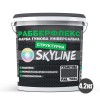 Фарба гумова структурна «РабберФлекс» SkyLine Графітова RAL 7024 4,2 кг
