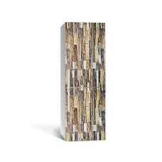 Наклейка на холодильник Zatarga «Кольоровий піщаник» 650х2000 мм вінілова 3Д наклейка декор на кухню