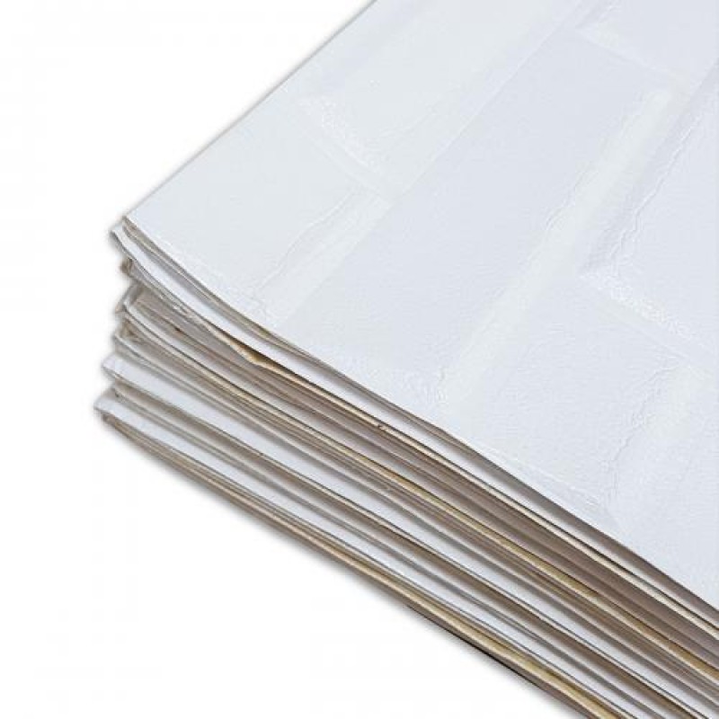 Самоклеюча декоративна 3D панель біла кладка в рулоні 19.6 м 3D Loft 19600x700x5мм