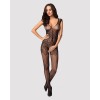 Бодістокінг Obsessive Bodystocking F234 S/M/L, абстрактний малюнок, глибоке декольте в інтернет супермаркеті PbayMarket!