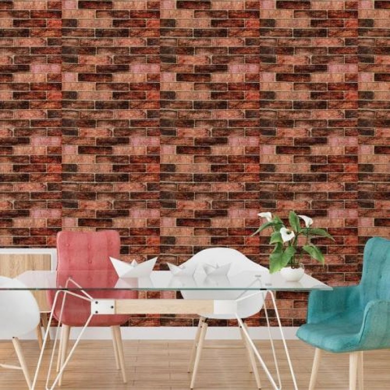 Панель стінова у рулоні 3D Sticker Wall 700х3080х3 мм Коричнево-бежевий (D) SW-00002537