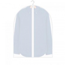 Чохол для одягу поліетиленовий No Brand Clothes Cover BHI00145 М 55 х 77 см Білий-Напівпрозорий (tau_krp40_00145)