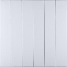 Самоклеюча декоративна 3D панель біле дерево 3D Loft 700x700x5мм (3331-5)
