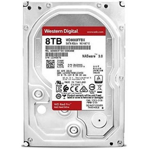 Накопичувач HDD SATA 8.0 TB WD Red Pro NAS 7200rpm 256MB (WD8003FFBX) в інтернет супермаркеті PbayMarket!